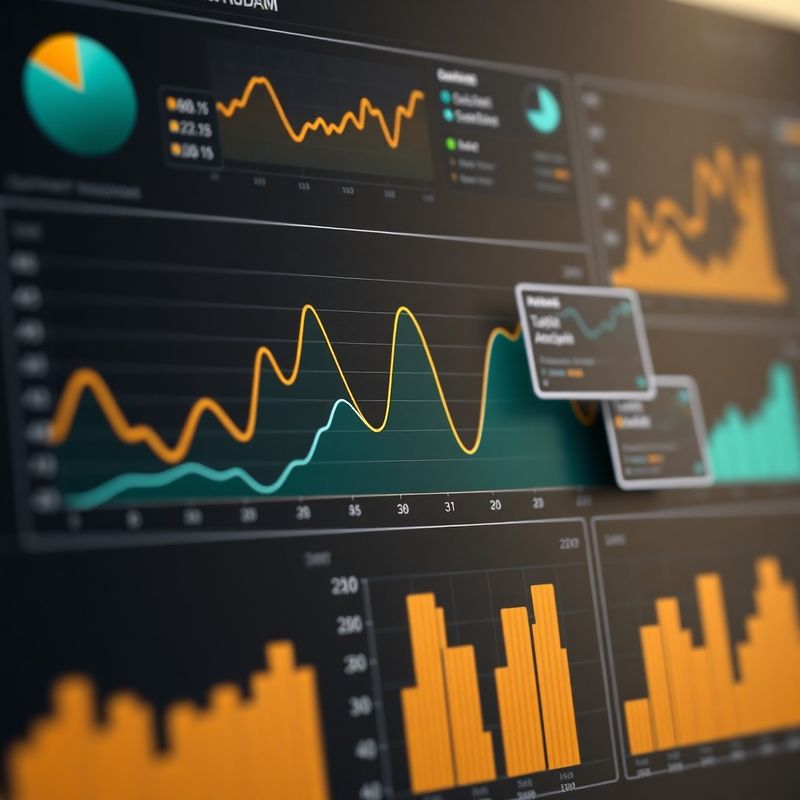 Interaktivní dashboard s grafy výkonnosti